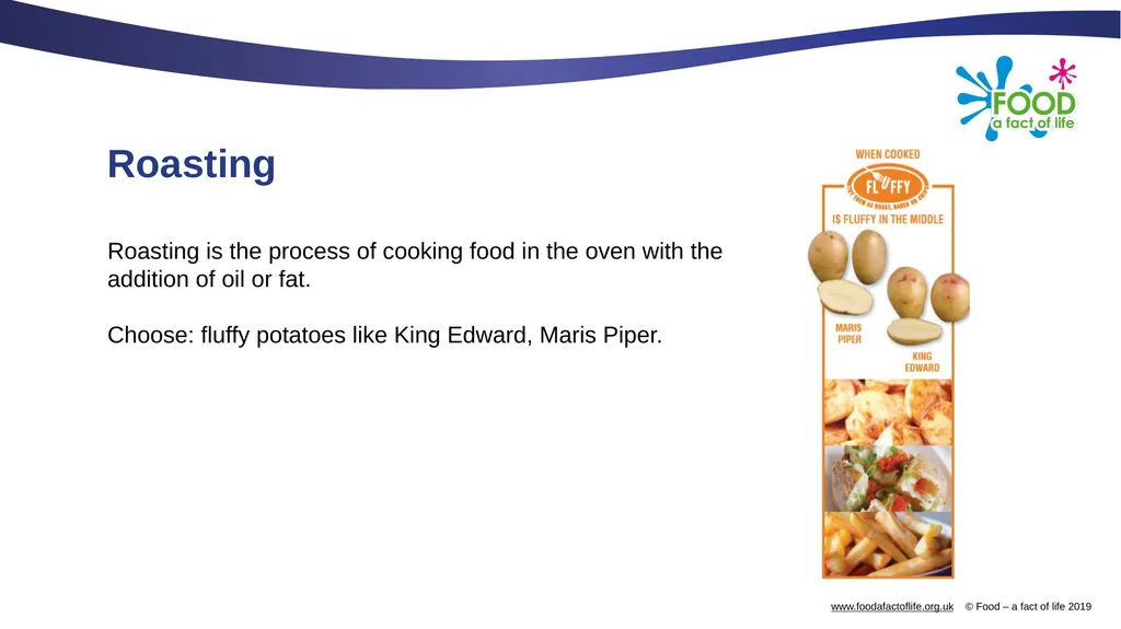 Baking and roasting potatoes Baking Baking is the - slide 6 of 10