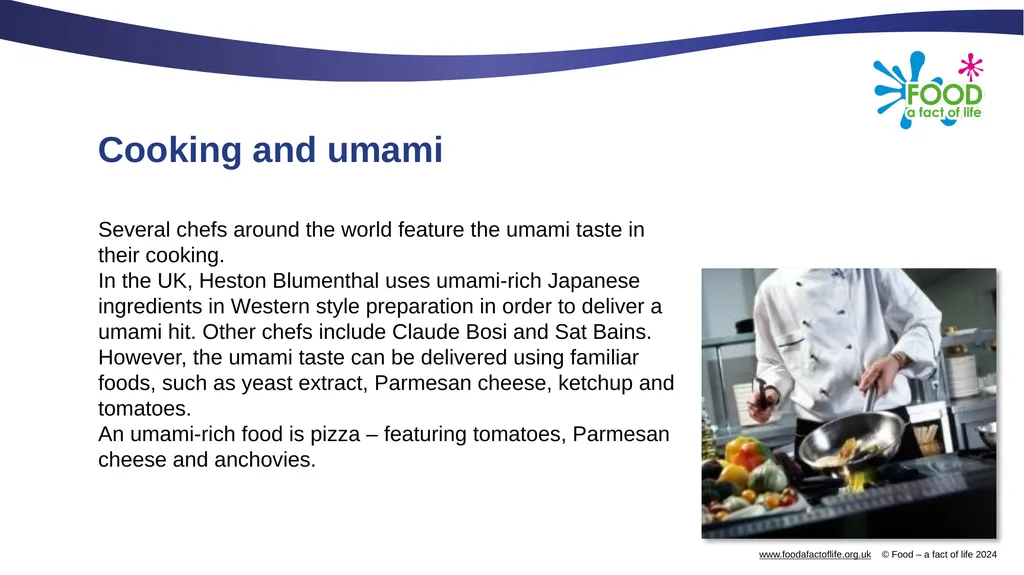 Umami What is umami? Umami is a savoury taste, - slide 12 of 14