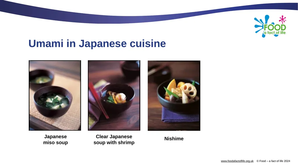 Umami What is umami? Umami is a savoury taste, - slide 7 of 14