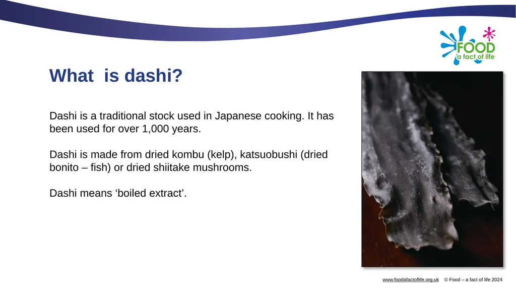 Umami What is umami? Umami is a savoury taste, - slide 4 of 14