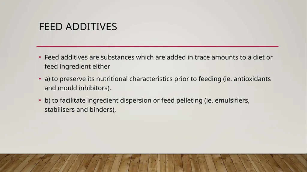 Feed Additives in Fish Feed Presentation by - slide 2 of 20