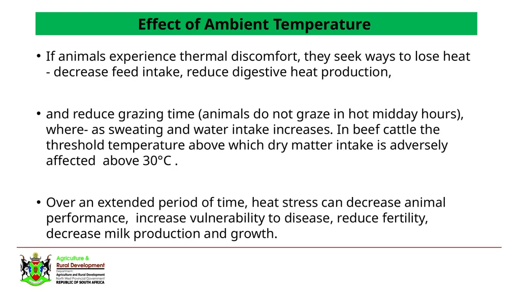 NORTH WEST DEPARTMENT OF AGRICULTURE AND RURAL - slide 5 of 12