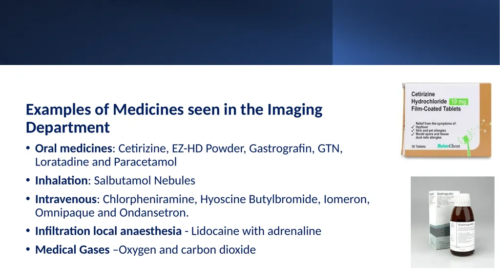 Medicines Management Training for Radiographers - slide 7 of 36