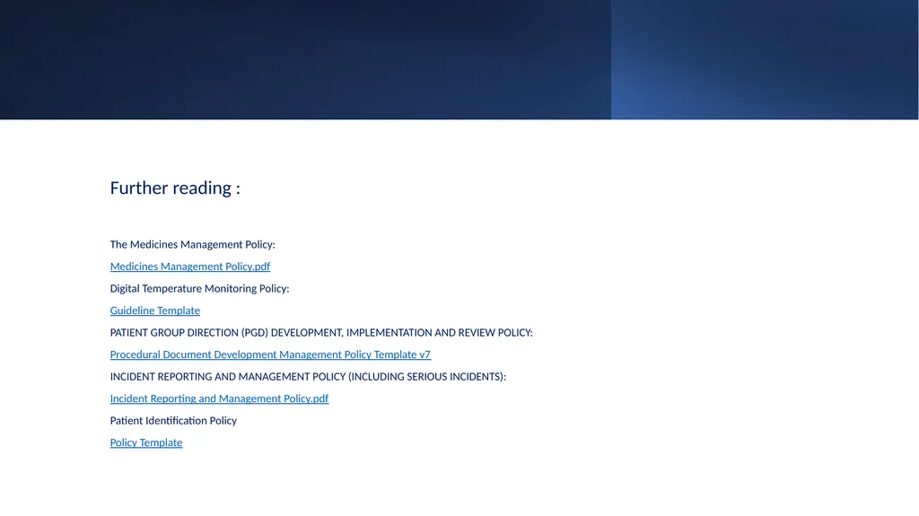 Medicines Management Training for Radiographers - slide 34 of 36