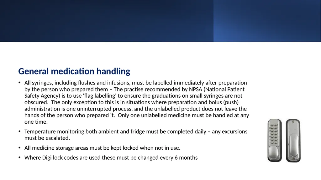 Medicines Management Training for Radiographers - slide 10 of 36