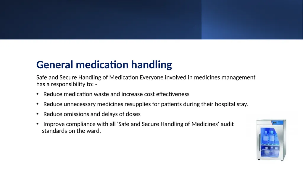 Medicines Management Training for Radiographers - slide 9 of 36