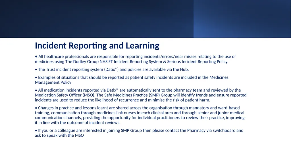 Medicines Management Training for Radiographers - slide 24 of 36