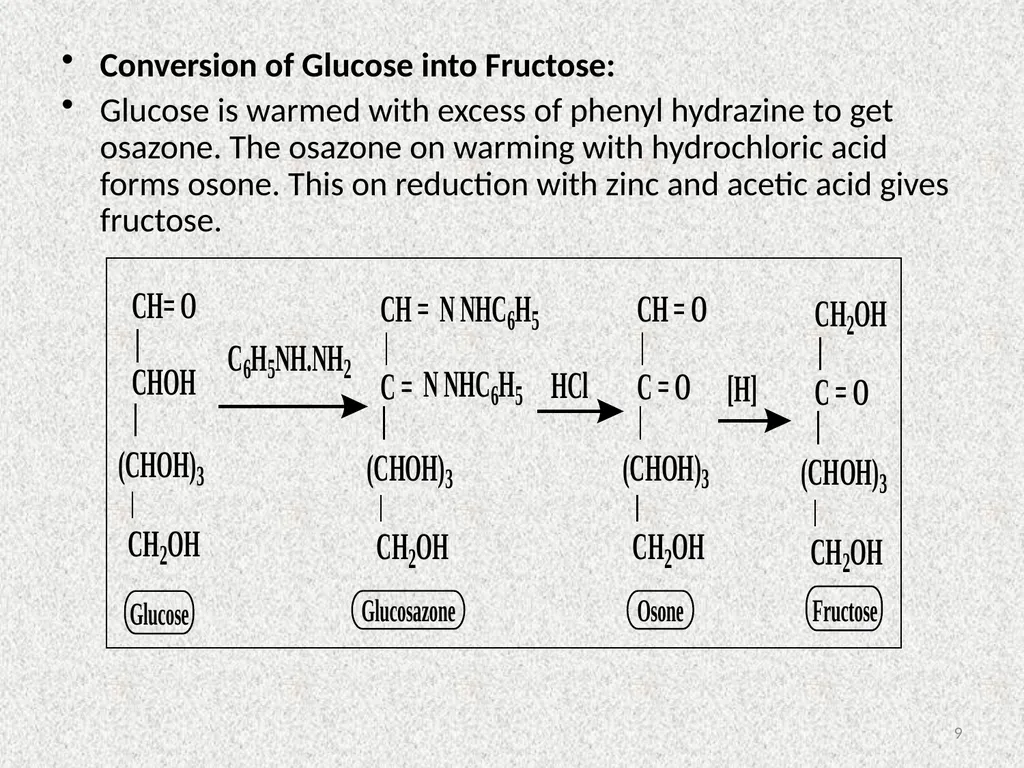 Monosaccharides Class :I B.Sc., Zoology Sub: - slide 9 of 11