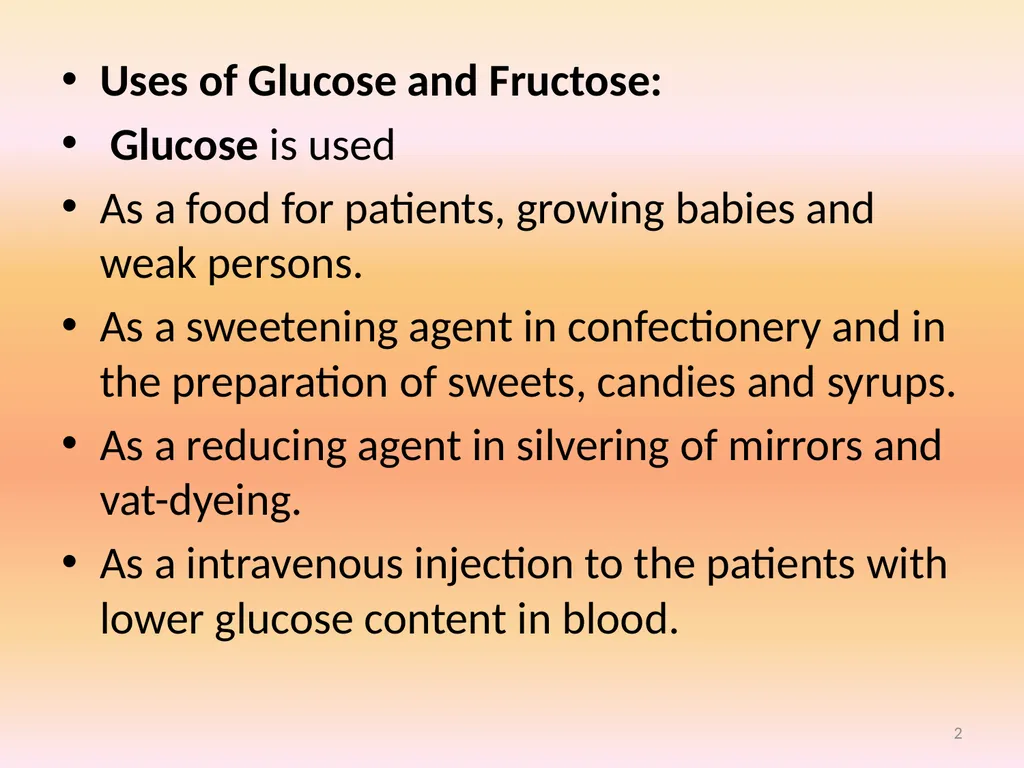 Monosaccharides Class :I B.Sc., Zoology Sub: - slide 2 of 11