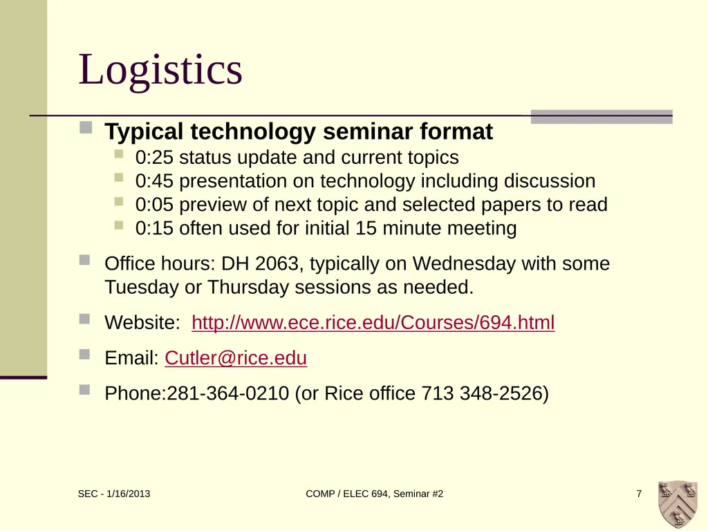 ELEC 694 COMP 694 Disruptive Technologies Scott - slide 7 of 33
