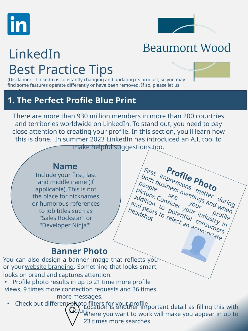 Profile Photo First impressions matter during both - slide 1 of 2