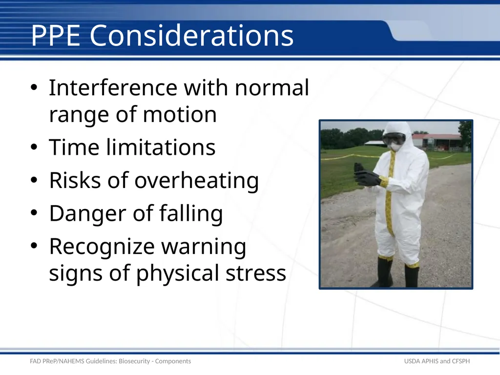 Biosecurity Components – C&D and Biosecurity - slide 15 of 19