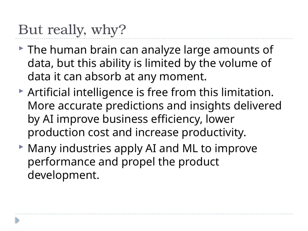 Artificial Intelligence and Machine Learning in - slide 8 of 27