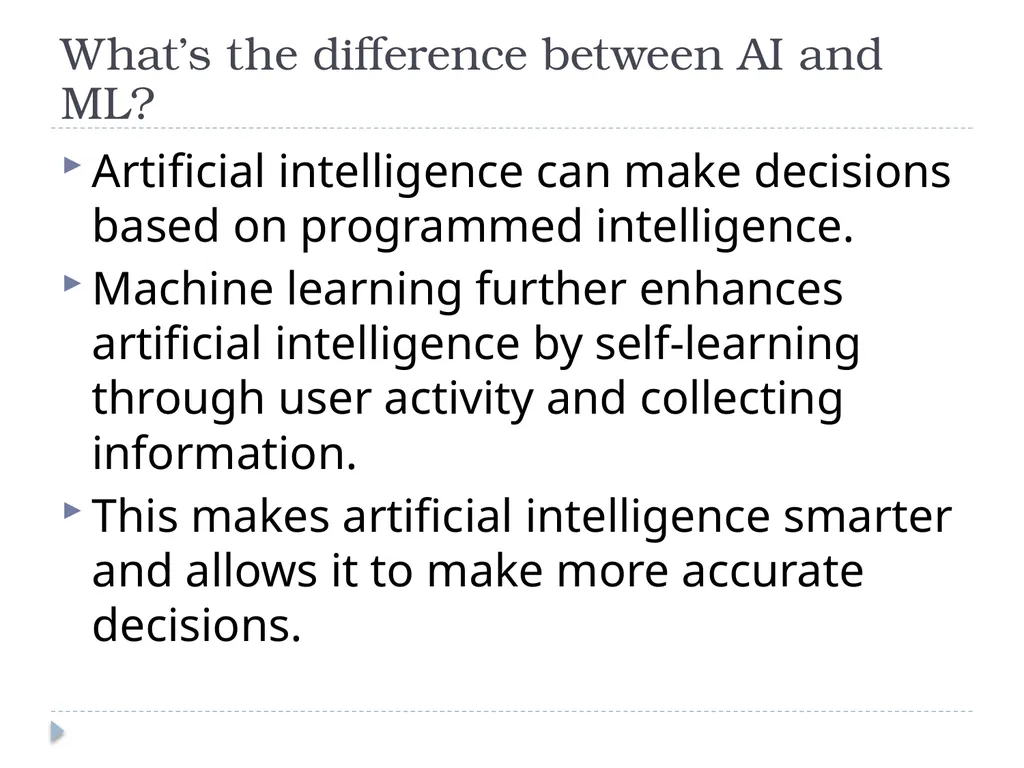 Artificial Intelligence and Machine Learning in - slide 6 of 27
