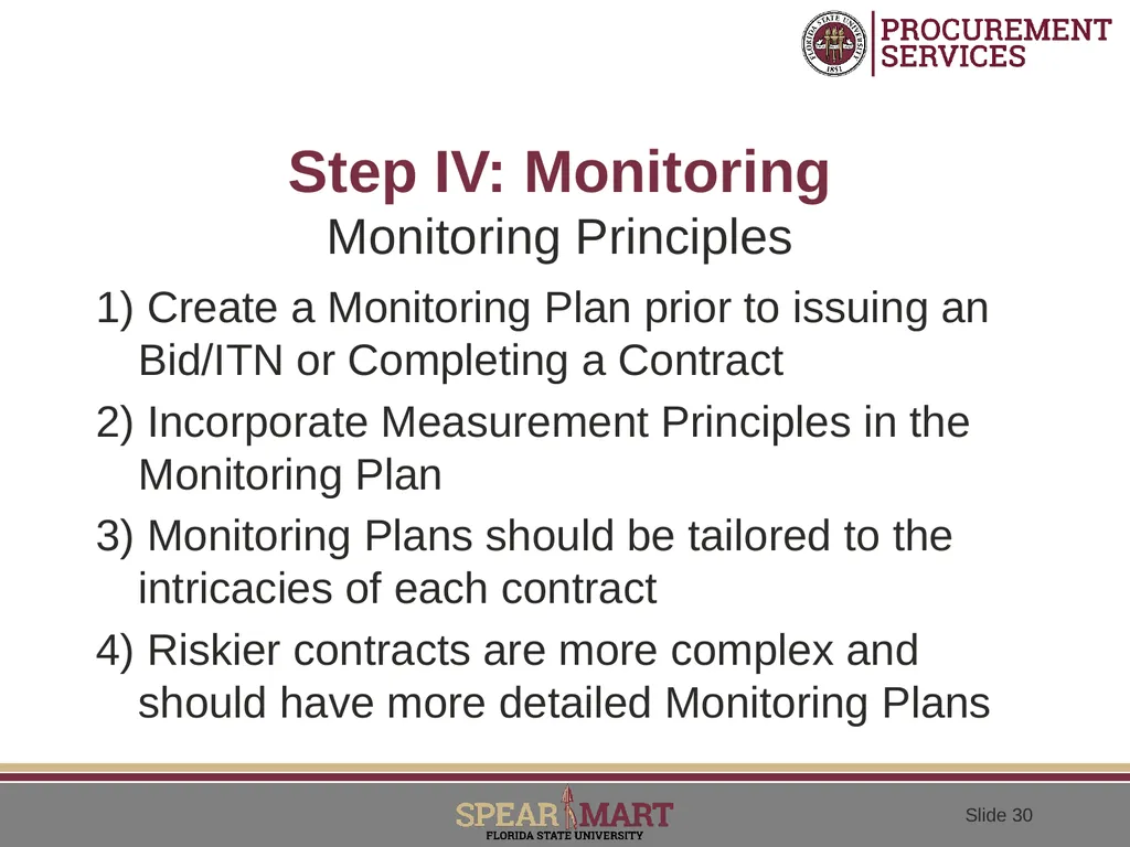 Performance Based Contracting Adopting A - slide 30 of 31