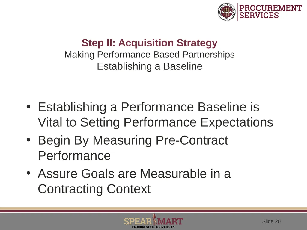 Performance Based Contracting Adopting A - slide 20 of 31