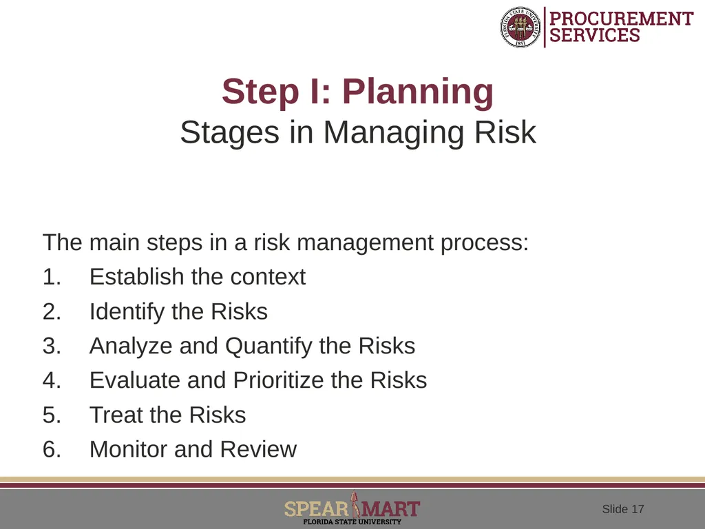 Performance Based Contracting Adopting A - slide 17 of 31
