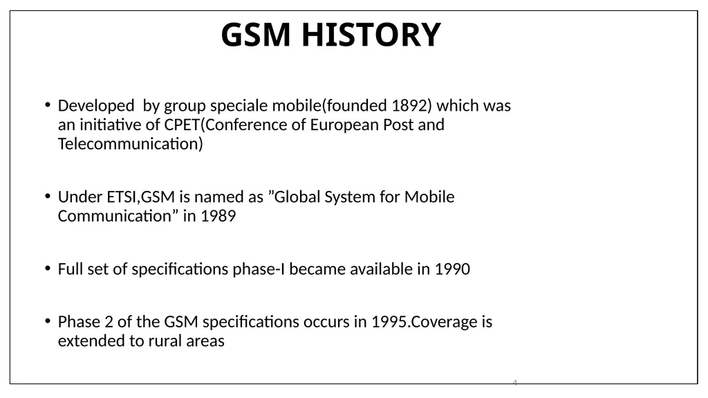 1 Subject Name: wireless network Presentation - slide 4 of 18