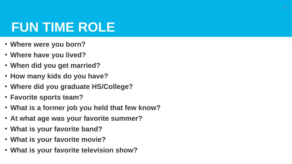 Sergeant at Arms 101 “The Fun Job” Game Plan: The - slide 10 of 11