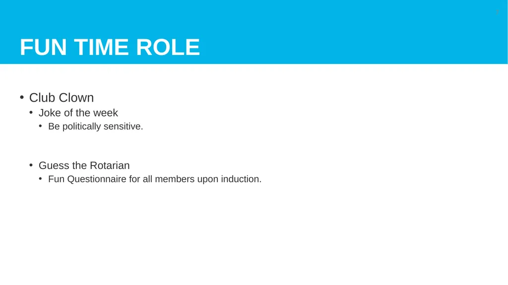 Sergeant at Arms 101 “The Fun Job” Game Plan: The - slide 7 of 11