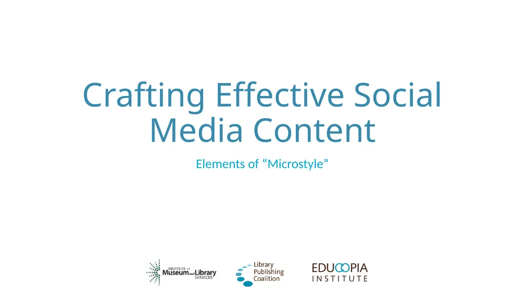Social Networking for Publishers Library - slide 49 of 62