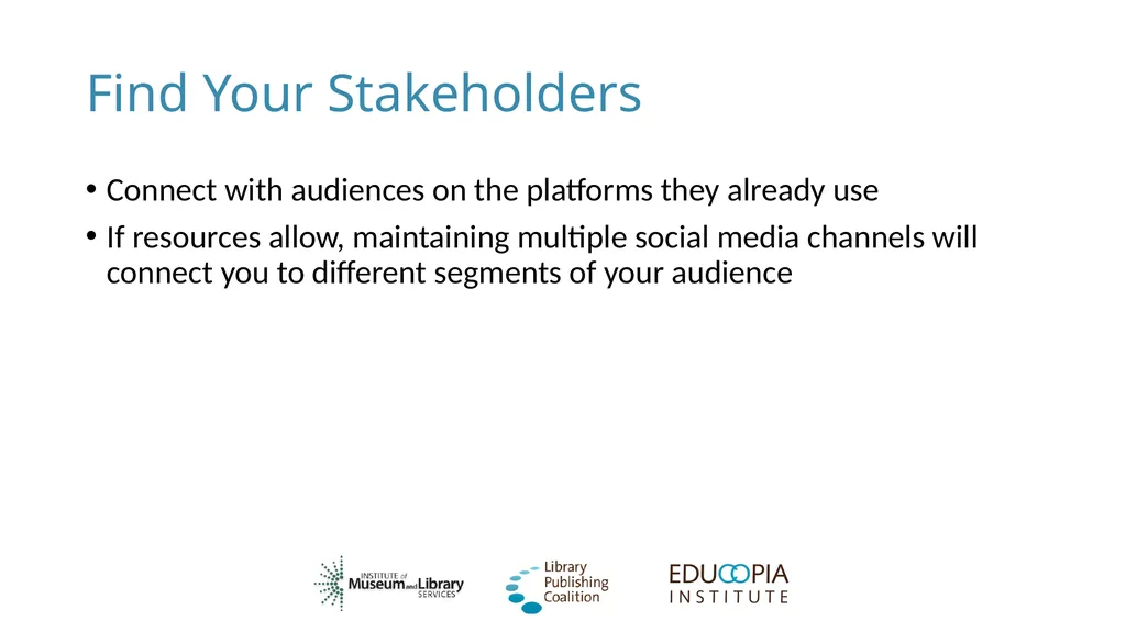 Social Networking for Publishers Library - slide 15 of 62