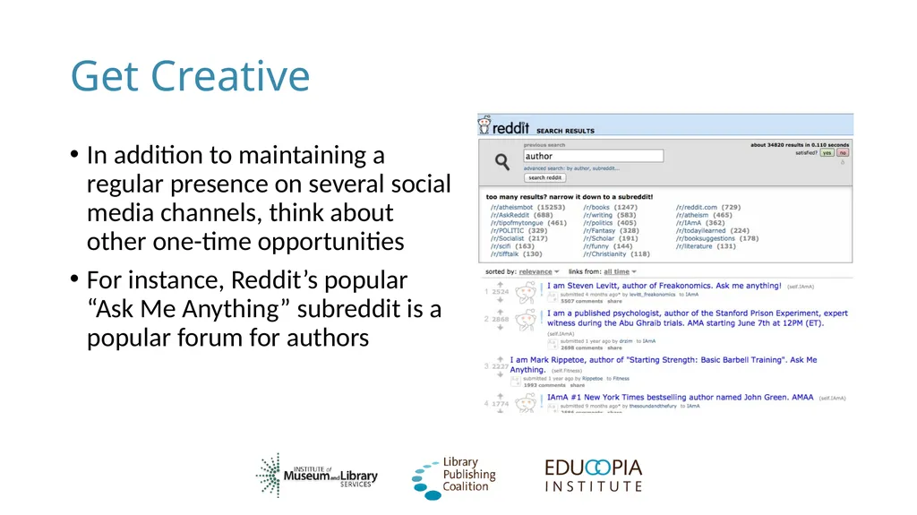 Social Networking for Publishers Library - slide 25 of 62