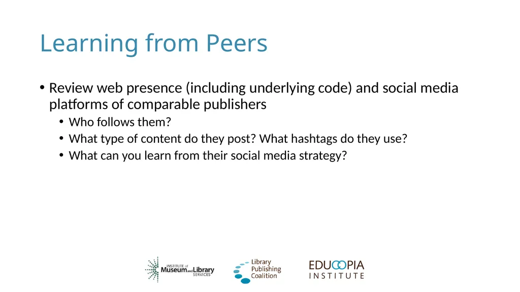 Social Networking for Publishers Library - slide 23 of 62