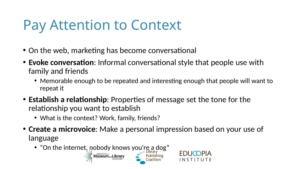 Social Networking for Publishers Library - slide 56 of 62