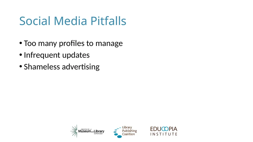 Social Networking for Publishers Library - slide 45 of 62