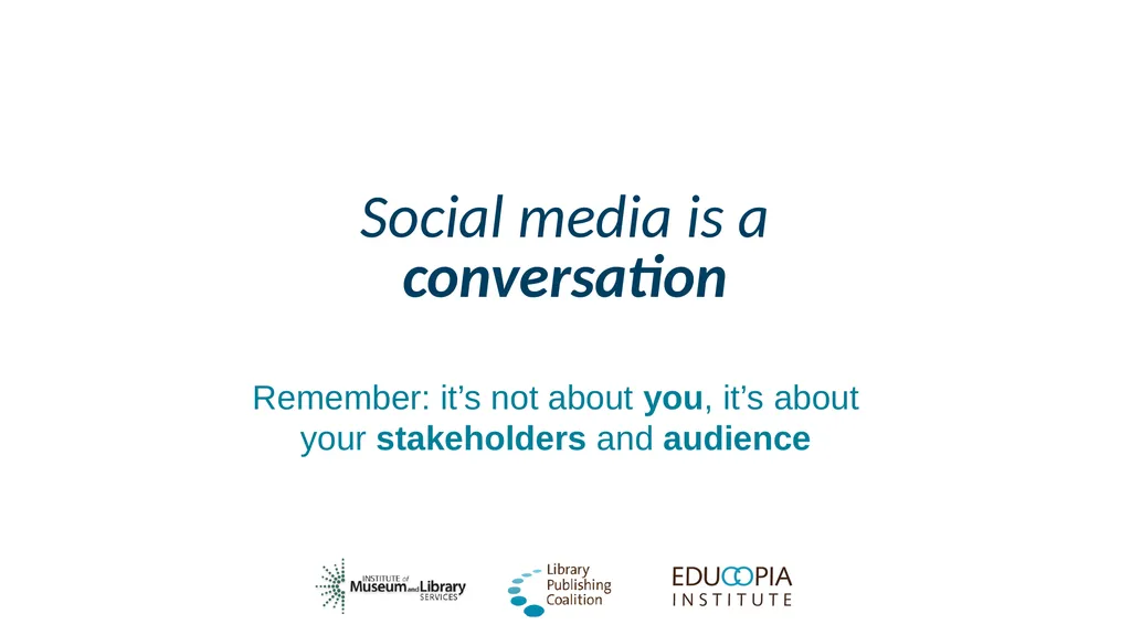 Social Networking for Publishers Library - slide 2 of 62