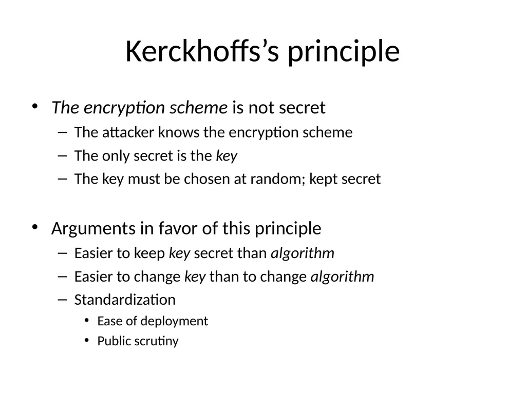 Cryptography Lecture 1 Welcome! Crypto is amazing! - slide 32 of 43