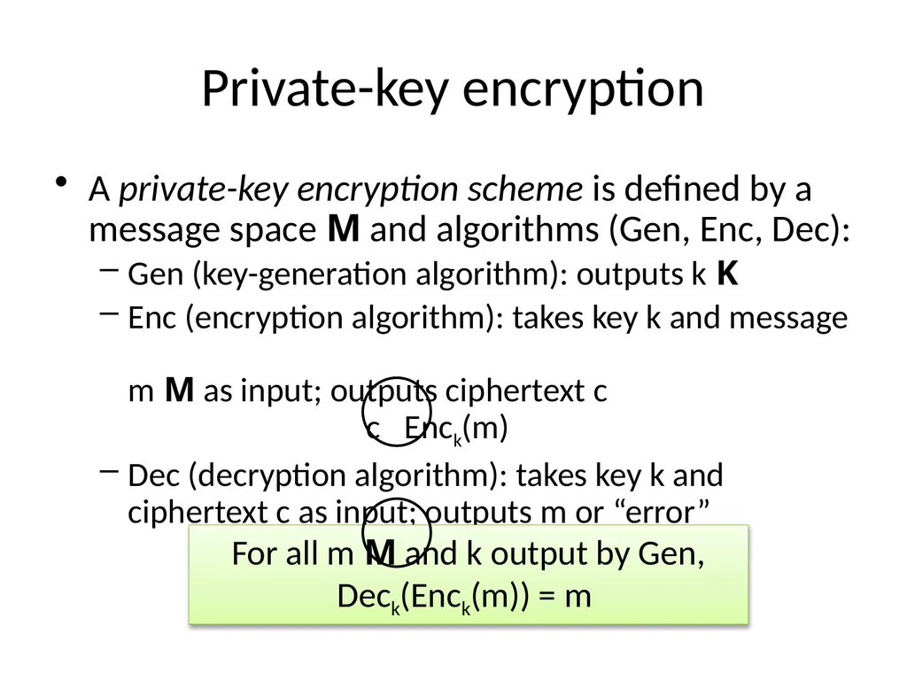 Cryptography Lecture 1 Welcome! Crypto is amazing! - slide 31 of 43