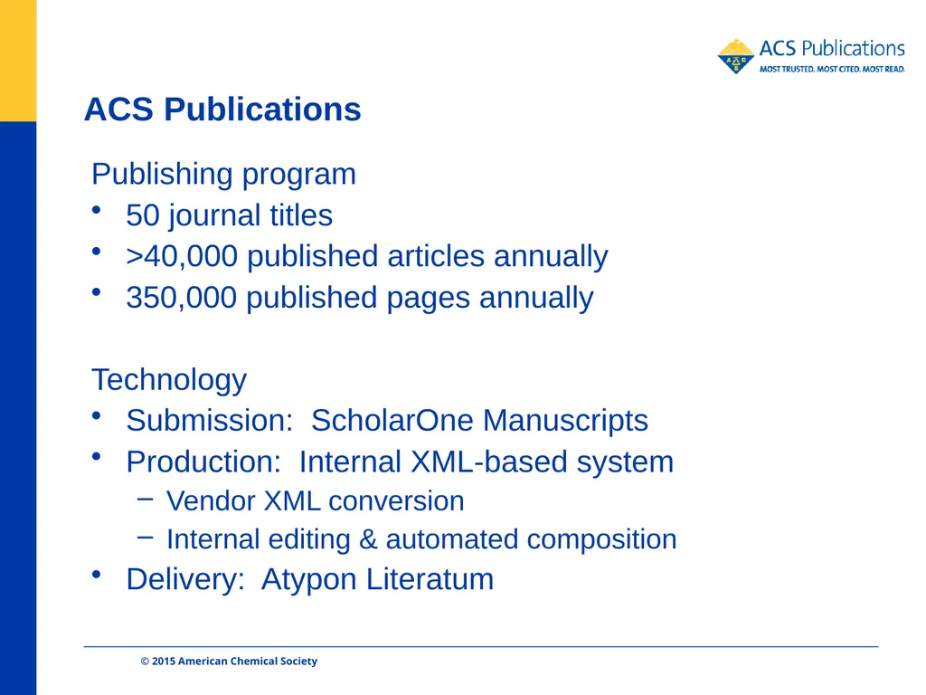 ACS Publications and CHORUS Dan O’Brien - slide 2 of 26