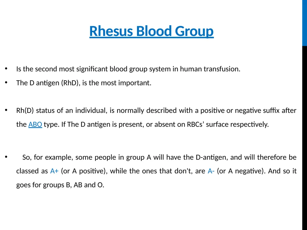 ABO Blood & Rh Grouping system Lab# 3 BCH 471 - slide 12 of 16