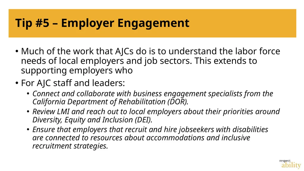 From Compliance to Programmatic Accessibility: - slide 15 of 19