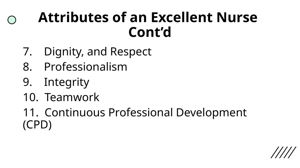 The Best Always: Excellence In Nursing Marlow - slide 8 of 17