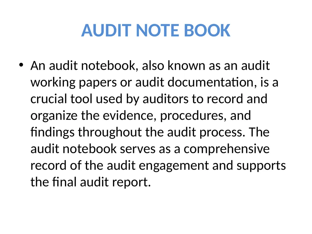 AUDITING E.MADHU LECUTURER IN COMMERCE - slide 8 of 13