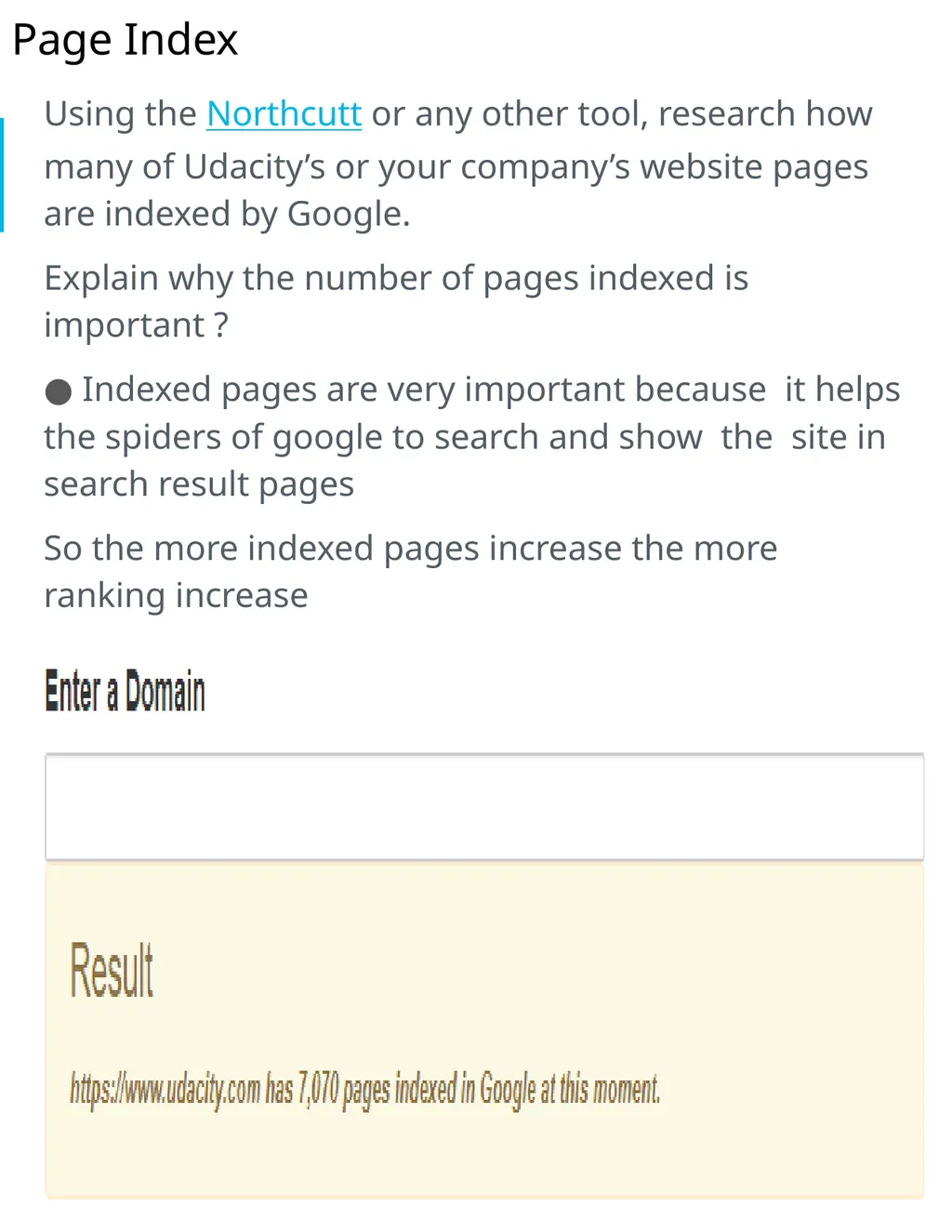 Project 4: SEO Audit Part 1 Plan your Audit - slide 25 of 32