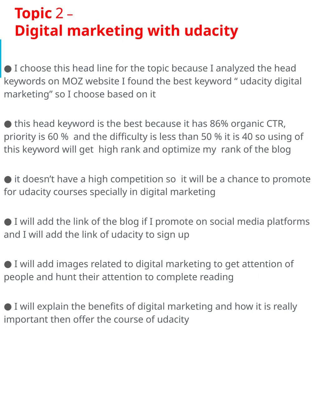 Project 4: SEO Audit Part 1 Plan your Audit - slide 18 of 32