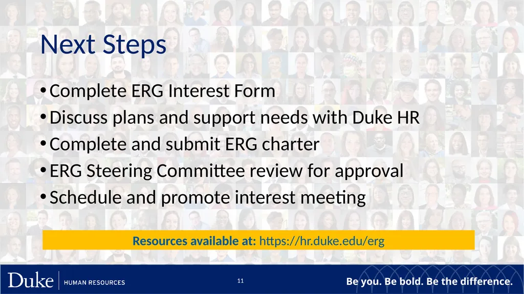 Launching an Employee Resource Group A Beginner’s - slide 11 of 12