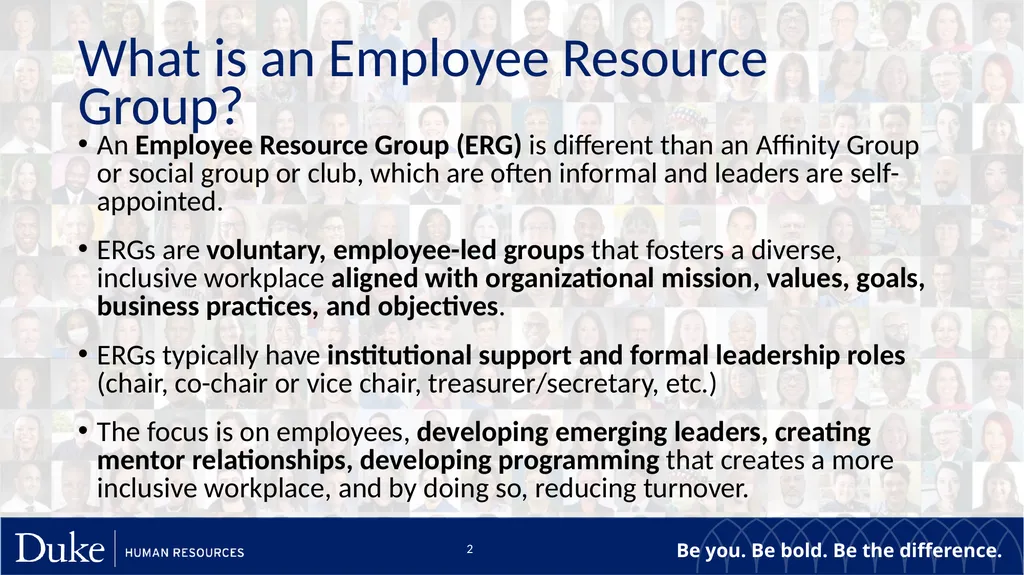 Launching an Employee Resource Group A Beginner’s - slide 2 of 12