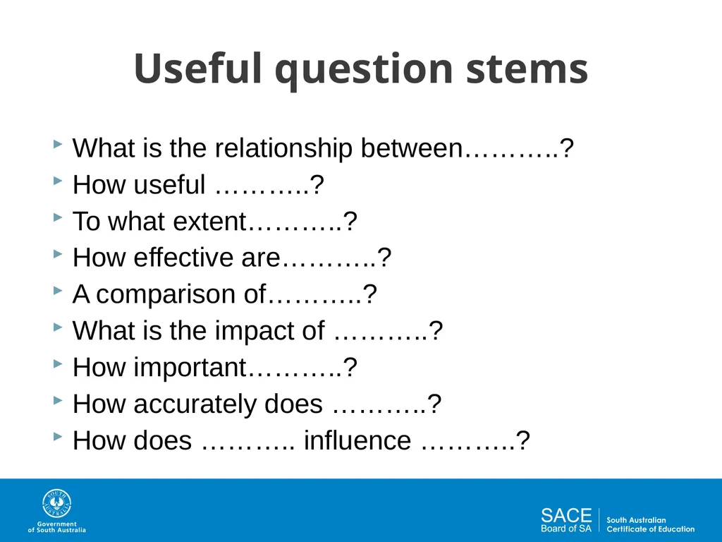 Question Design for Investigations Activities and - slide 17 of 29