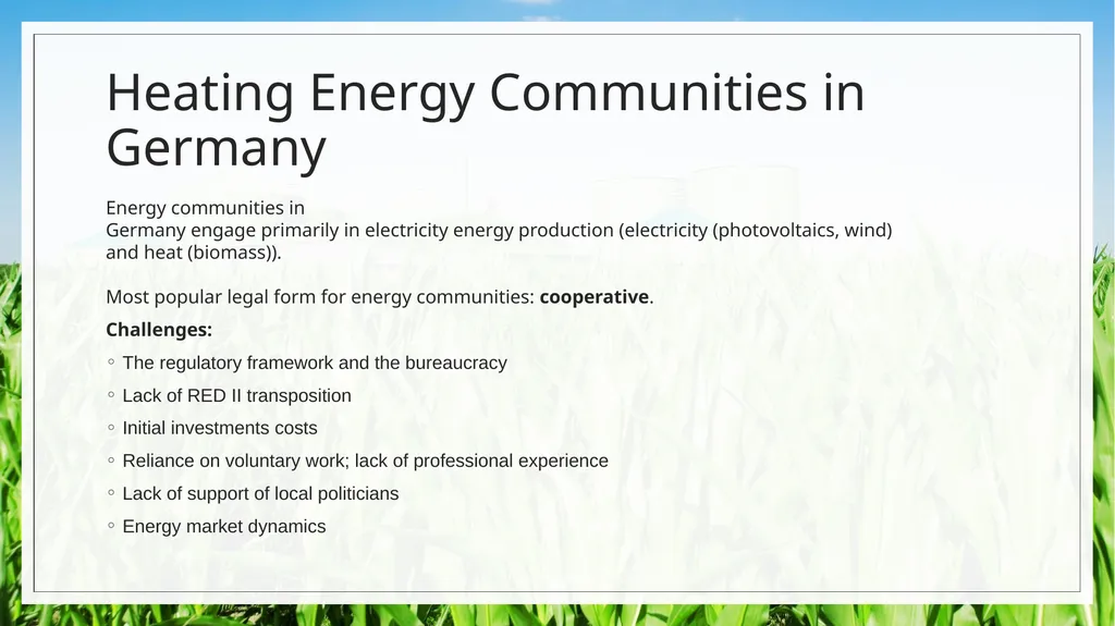 Citizen Participation in Heating Projects - slide 2 of 4