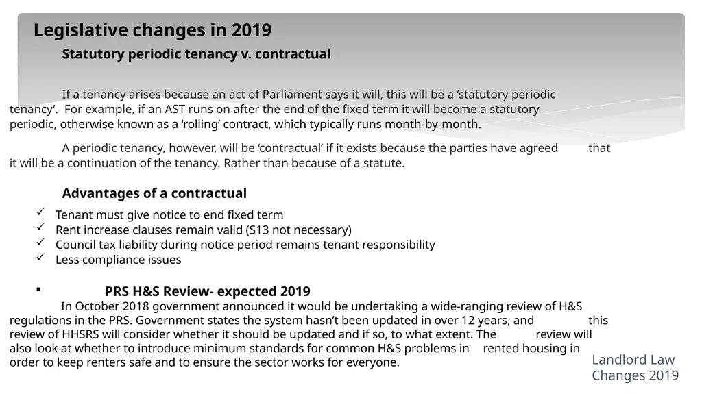 “Recent Changes to Housing Legislation a quick - slide 11 of 16