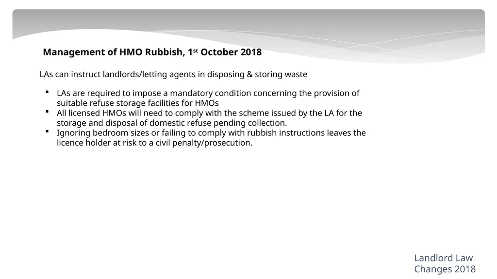 “Recent Changes to Housing Legislation a quick - slide 9 of 16