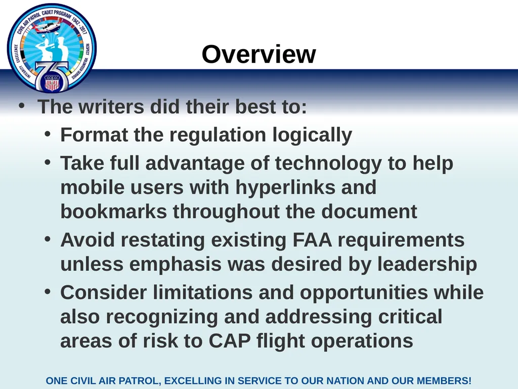 Lunch & Learn Webinar: CAPR 70-1 Overview Civil - slide 4 of 22