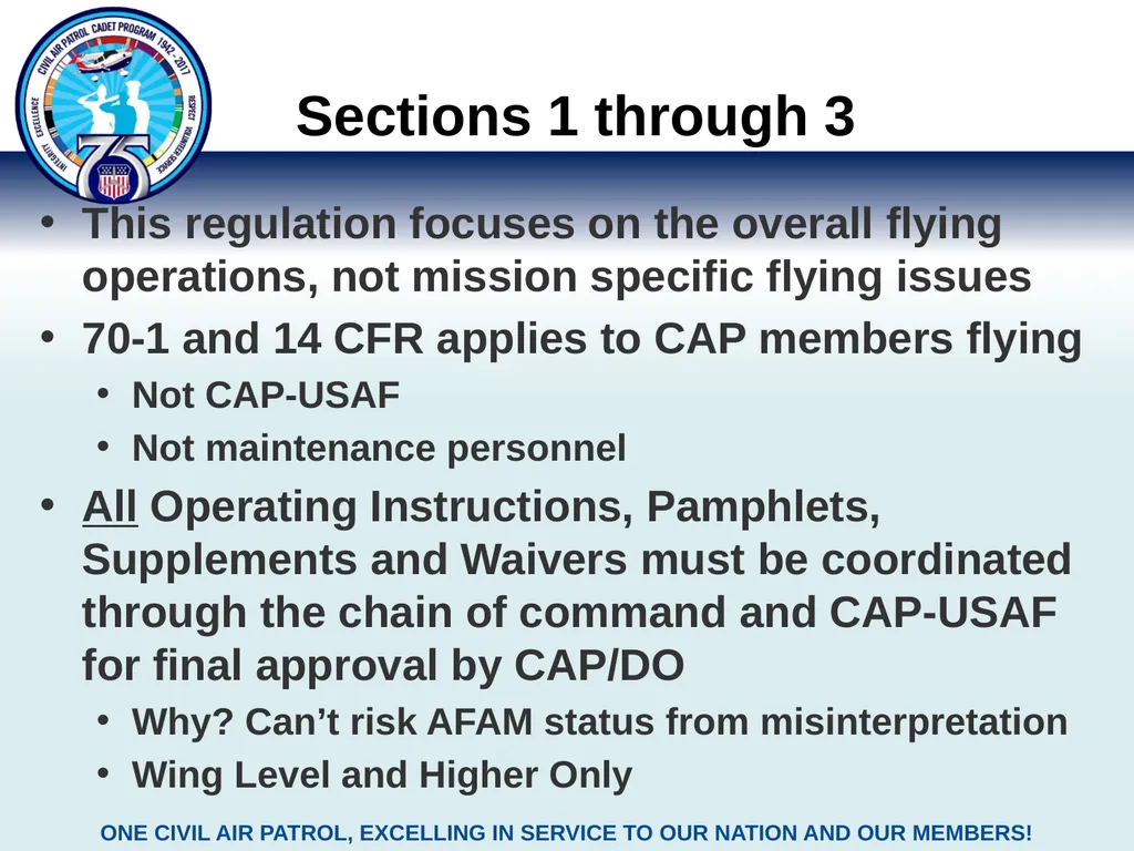 Lunch & Learn Webinar: CAPR 70-1 Overview Civil - slide 6 of 22