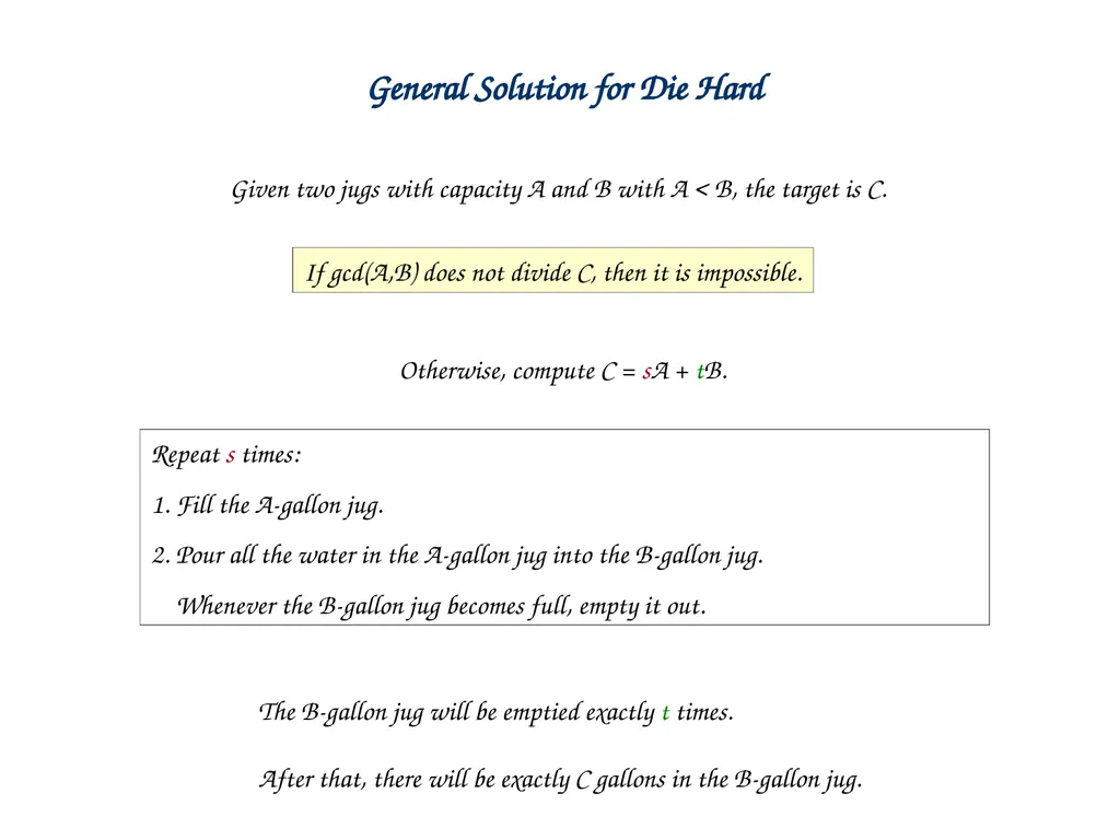 Linear Combination vs Common Divisor Greatest - slide 28 of 45