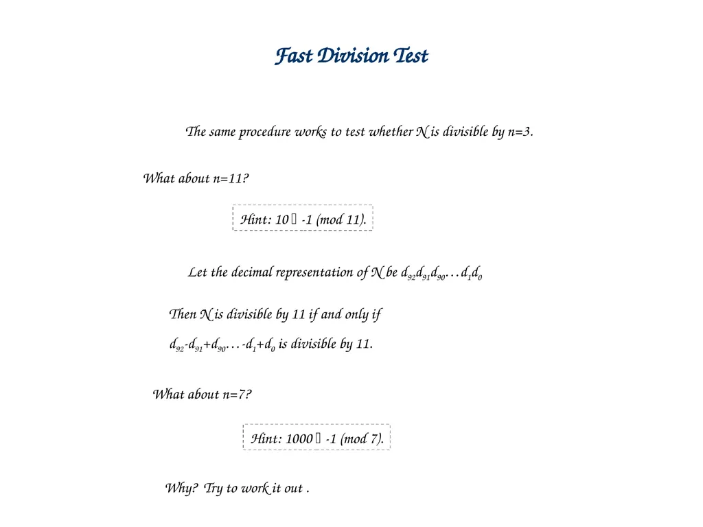 Linear Combination vs Common Divisor Greatest - slide 44 of 45